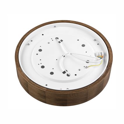 Brilagi - Lampa sufitowa LED CARVALHO 2xE27/15W/230V dąb orzech śr. 37 cm