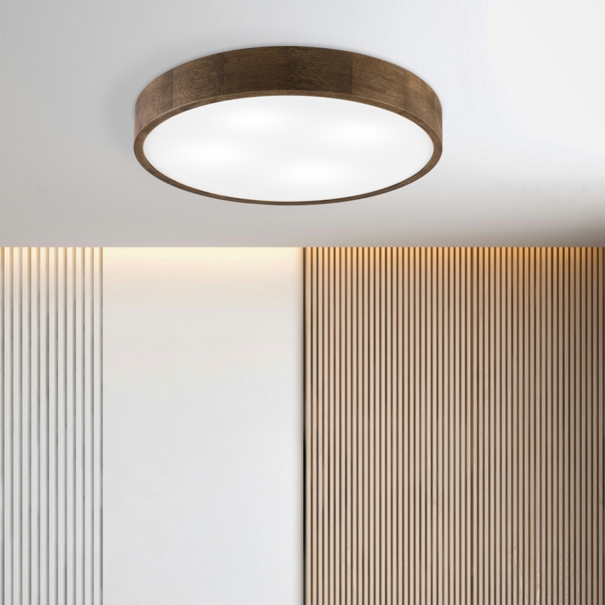 Brilagi - Lampa sufitowa LED CARVALHO 4xE27/60W/230V dąb orzech śr. 57,5 cm