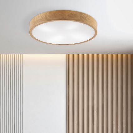 Brilagi - Lampa sufitowa LED CARVALHO 4xE27/60W/230V dąb śr. 57,5 cm