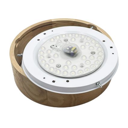 Brilagi - Lampa sufitowa LED CARVALHO LED/20W/230V dąb śr. 27,5 cm