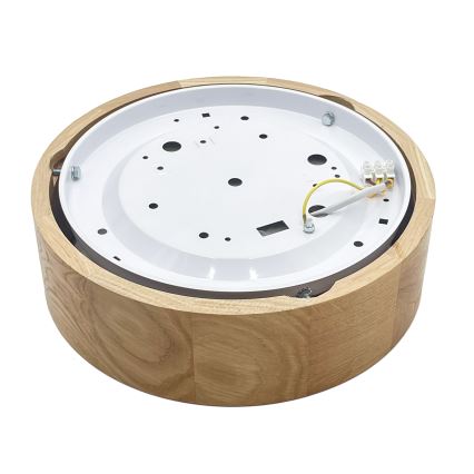 Brilagi - Lampa sufitowa LED CARVALHO LED/20W/230V dąb śr. 27,5 cm