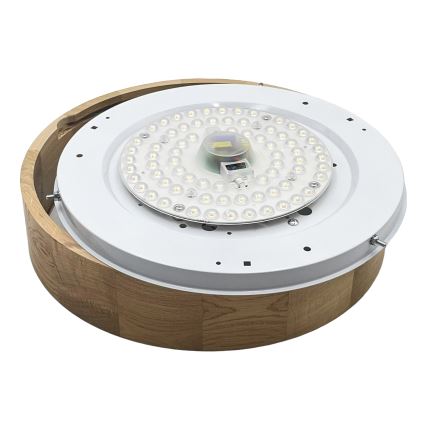 Brilagi - Lampa sufitowa LED CARVALHO LED/36W/230V dąb śr. 37,5 cm