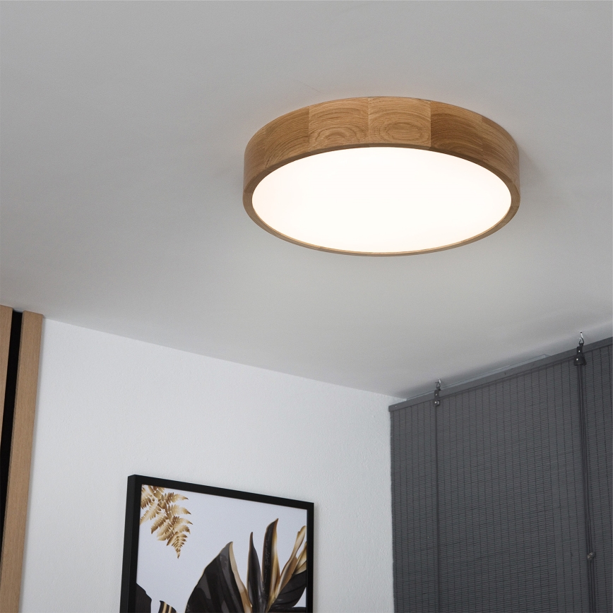 Brilagi - Lampa sufitowa LED CARVALHO LED/36W/230V dąb śr. 47,5 cm