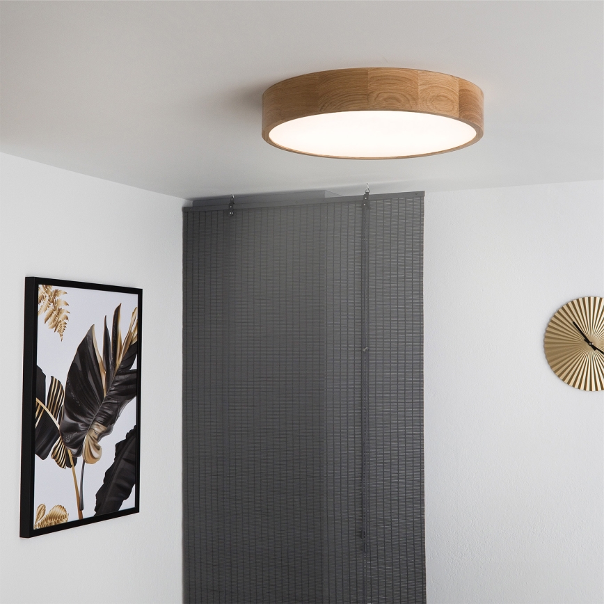 Brilagi - Lampa sufitowa LED CARVALHO LED/36W/230V dąb śr. 47,5 cm