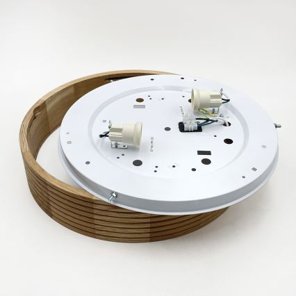 Brilagi - Lampa sufitowa LED CARVALHO MODERN 2xE27/60W/230V Ø 37,5 cm dąb