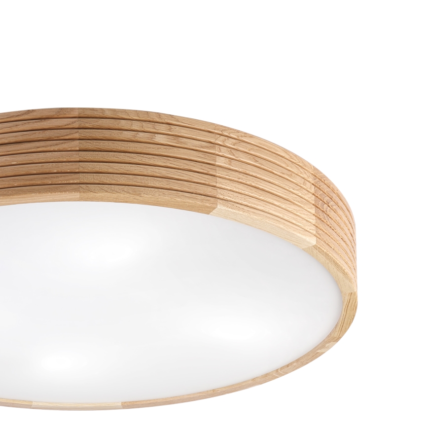 Brilagi - Lampa sufitowa LED CARVALHO MODERN 4xE27/60W/230V dąb śr. 57,5 cm