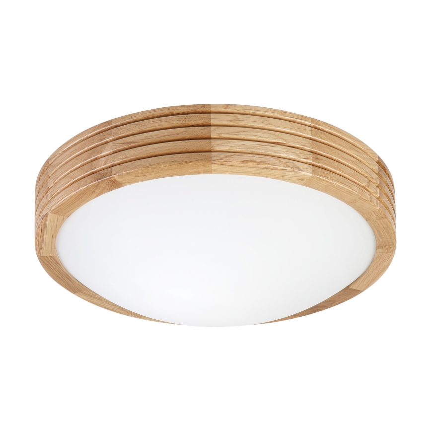 Brilagi - LED lampa sufitowa CARVALHO MODERN SLIM 1xE27/60W/230V śr. 27,5 cm dąb