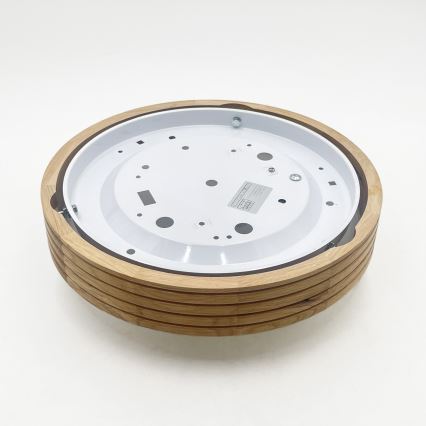 Brilagi - LED lampa sufitowa CARVALHO MODERN SLIM 1xE27/60W/230V śr. 27,5 cm dąb