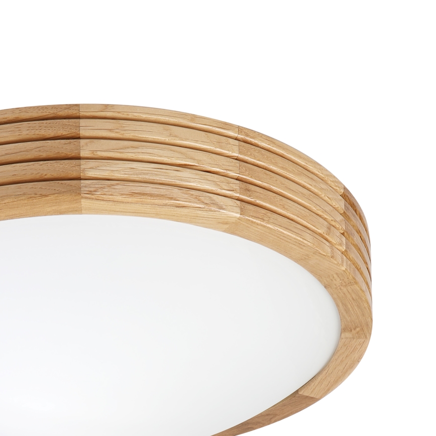 Brilagi - LED lampa sufitowa CARVALHO MODERN SLIM 1xE27/60W/230V śr. 27,5 cm dąb