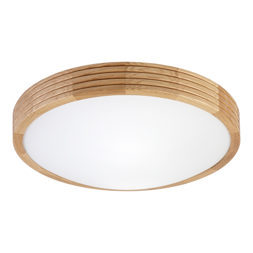 Brilagi - Oprawa sufitowa LED CARVALHO MODERN SLIM 2xE27/60W/230V Ø 37,5 cm dąb