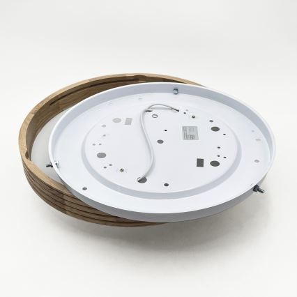 Brilagi - Oprawa sufitowa LED CARVALHO MODERN SLIM 2xE27/60W/230V Ø 37,5 cm dąb