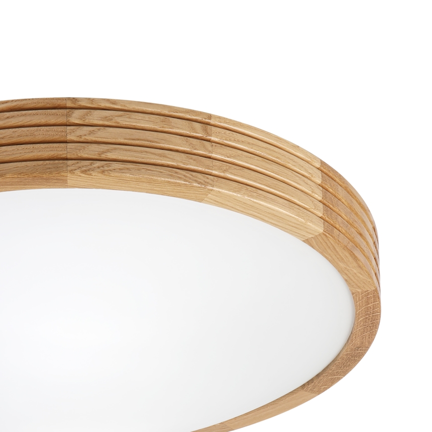 Brilagi - Oprawa sufitowa LED CARVALHO MODERN SLIM 2xE27/60W/230V Ø 37,5 cm dąb