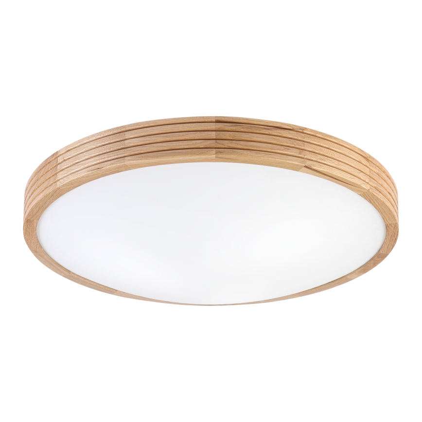Brilagi - Lampa sufitowa LED CARVALHO MODERN SLIM 3xE27/60W/230V śr. 47,5 cm dąb