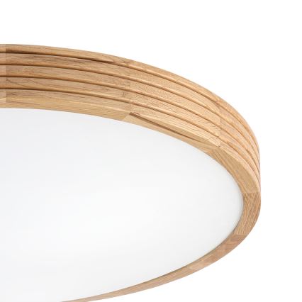 Brilagi - Lampa sufitowa LED CARVALHO MODERN SLIM 3xE27/60W/230V śr. 47,5 cm dąb