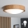 Brilagi - Lampa sufitowa LED CARVALHO SLIM 1xE27/15W/230V dąb, średnica 27 cm
