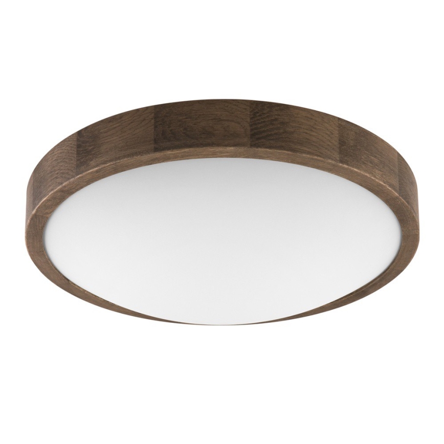 Brilagi - Lampa sufitowa LED CARVALHO SLIM 2xE27/15W/230V dąb orzechowy śr. 37 cm