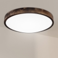 Brilagi - Lampa sufitowa LED CARVALHO SLIM SMOKEY LED/36W/230V dąb, średnica 47,5 cm
