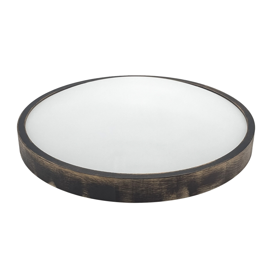 Brilagi - Lampa sufitowa LED CARVALHO SLIM SMOKEY LED/36W/230V dąb, średnica 47,5 cm