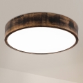 Brilagi - Lampa sufitowa LED CARVALHO SMOKEY LED/36W/230V dąb śr. 47,5 cm