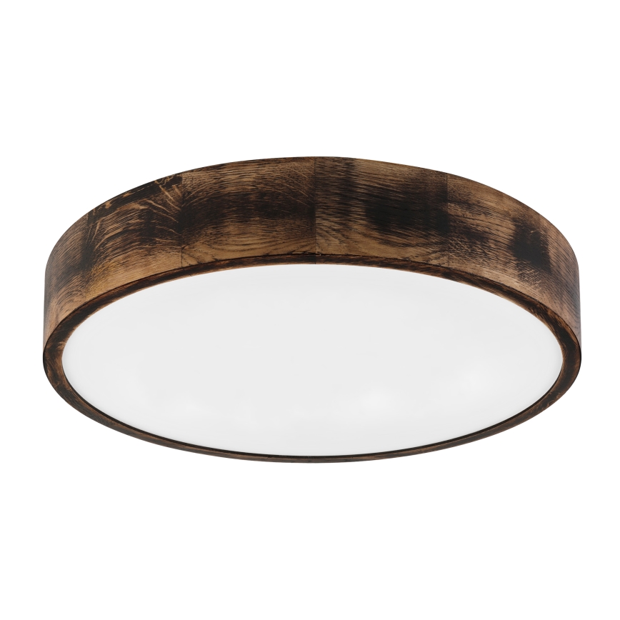 Brilagi - Lampa sufitowa LED CARVALHO SMOKEY LED/36W/230V dąb śr. 47,5 cm