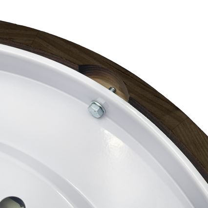 Brilagi - Lampa sufitowa LED CARVALHO SMOKEY LED/36W/230V dąb śr. 47,5 cm