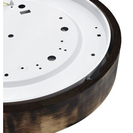 Brilagi - Lampa sufitowa LED CARVALHO SMOKEY LED/36W/230V dąb śr. 47,5 cm