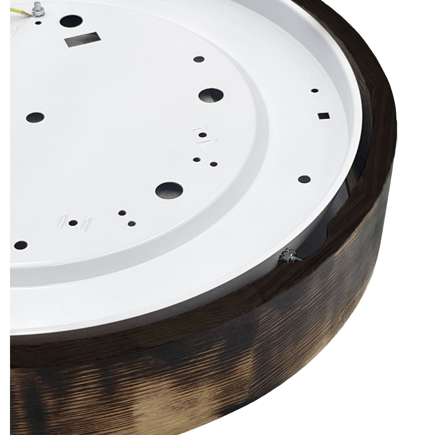 Brilagi - Lampa sufitowa LED CARVALHO SMOKEY LED/36W/230V dąb śr. 47,5 cm