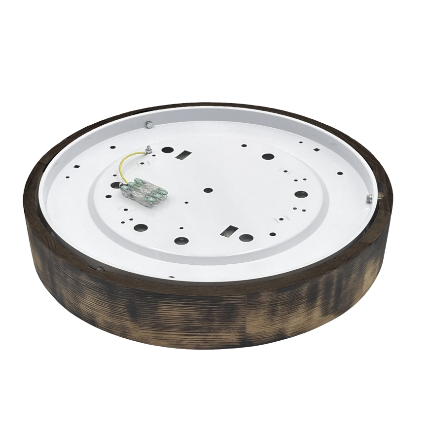 Brilagi - Lampa sufitowa LED CARVALHO SMOKEY LED/36W/230V dąb śr. 47,5 cm