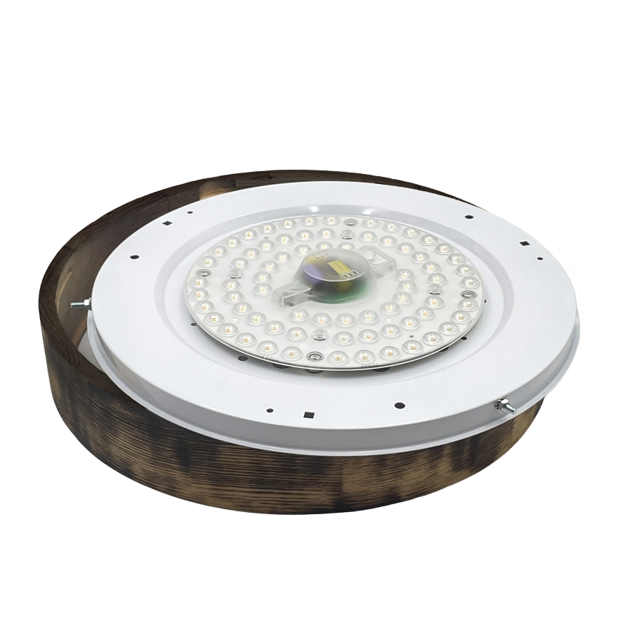 Brilagi - Lampa sufitowa LED CARVALHO SMOKEY LED/36W/230V dąb śr. 47,5 cm