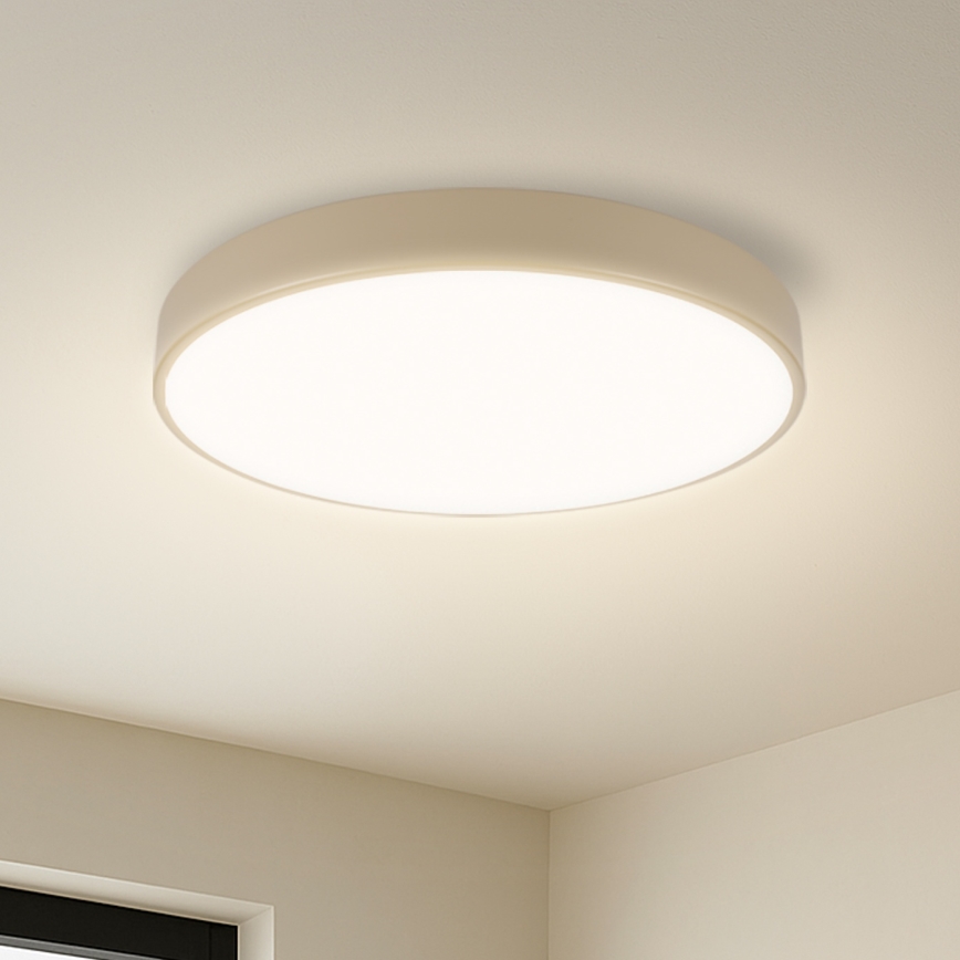 Brilagi - Lampa sufitowa LED dimmable POOL SMART LED/48W/230V 3000-6000K średnica 40 cm Wi-Fi Tuya beżowa + pilot zdalnego sterowania