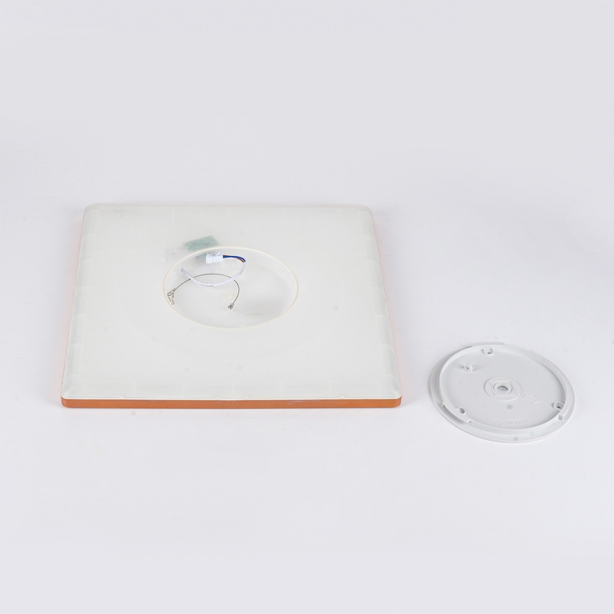 Brilagi - Lampa sufitowa LED do łazienki ULTRA SLIM LED/24W/230V 42x42 cm różowe złoto IP54