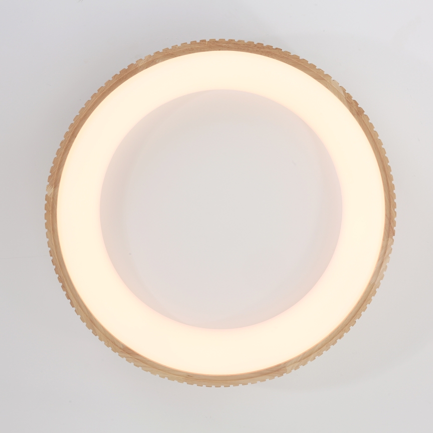 Brilagi - oprawa sufitowa LED FALCON WOOD MODERN LED/40W/230V 3000/4000/6000K śr. 60 cm drewno