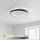Brilagi - Lampa sufitowa LED FLARE z funkcją ściemniania/48W/230V 3000-6000K 39,5x45 cm biała/czarna + pilot zdalnego sterowania