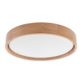 Brilagi - Lampa sufitowa LED MANAROLA SIMPLE LED/24W/230V 3000K dąb śr. 41 cm