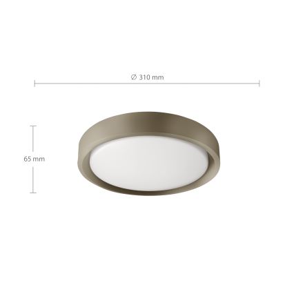 Brilagi - lampa sufitowa LED MATTEO LED/24W/230V śr. 31 cm taupe
