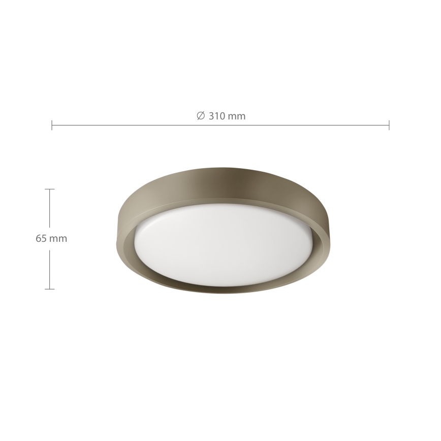 Brilagi - lampa sufitowa LED MATTEO LED/24W/230V śr. 31 cm taupe
