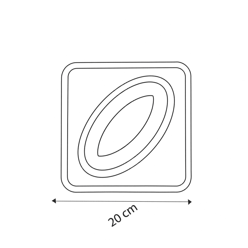 Brilagi - Lampa sufitowa LED MODERN MINI/32W/230V 3000/4000/6000K