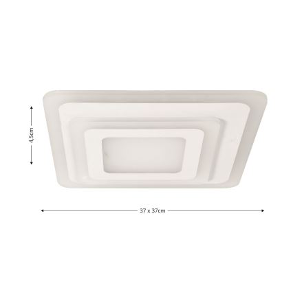 Brilagi - Ściemnialna oprawa sufitowa LED MODERN MINI LED/65W/230V 3000-6000K 37x37 cm + pilot zdalnego sterowania