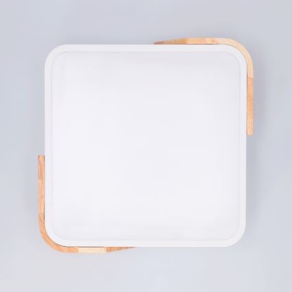 Brilagi - Lampa sufitowa LED PILANA LED/24W/230V dąb/biały 32x32 cm
