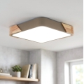 BRILAGI - Lampa sufitowa LED PILANA SQUARE LED/24W/230V dąb/beżowy 32x32 cm