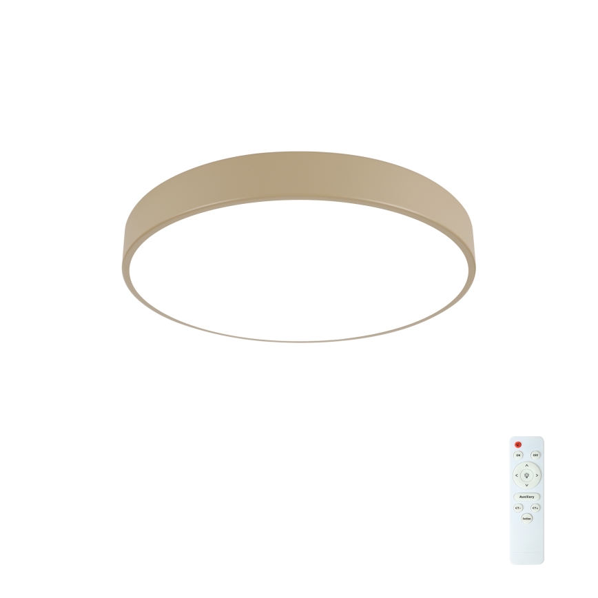 Brilagi - Regulowana lampa sufitowa LED POOL 48W 230V 3000-6000K średnica 40 cm beżowa + zdalne sterowanie