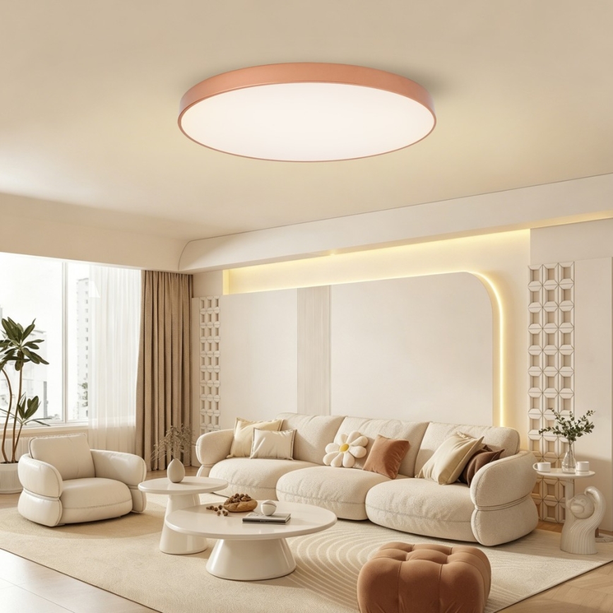 BRILAGI - LED oprawa sufitowa POOL LED/128W/230V 3000/4000/6000K śr. 100 cm brązowa