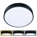 Brilagi - Lampa sufitowa LED POOL LED/36W/230V 3000/4000/6000K średnica 30 cm czarna