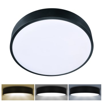Brilagi - Lampa sufitowa LED POOL LED/36W/230V 3000/4000/6000K średnica 30 cm czarna