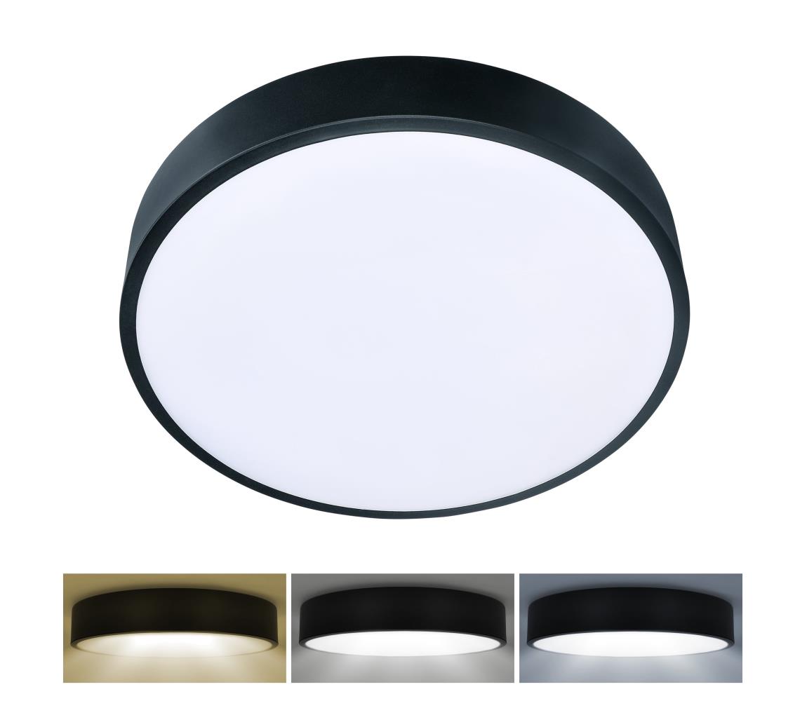 Brilagi - Lampa sufitowa LED POOL LED/36W/230V 3000/4000/6000K średnica 30 cm czarna
