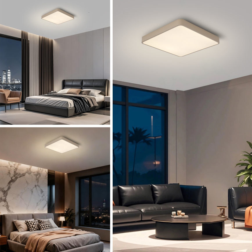 Brilagi - Lampa sufitowa LED POOL LED/36W/230V 3000/4500/6000K 40x40 cm beżowa