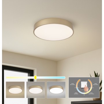 Brilagi - Lampa sufitowa LED POOL LED/48W/230V 3000/4000/6000K śr. 40 cm złota