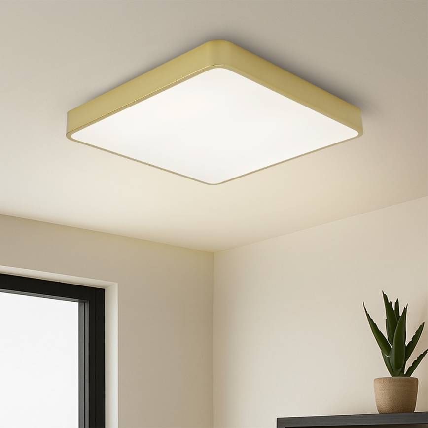 Brilagi - Lampa sufitowa LED POOL LED/48W/230V 3000/4500/6000K 50x50 cm złota