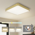Brilagi - Lampa sufitowa LED POOL SQUARE LED/48W/230V 3000/4000/6000K 50x50 cm złota
