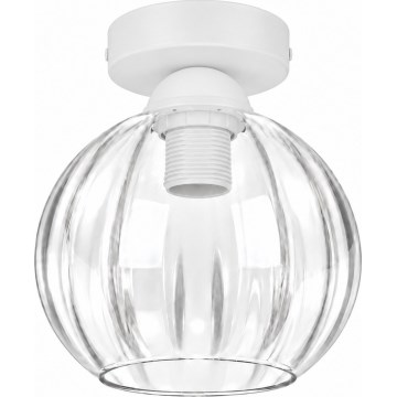 BRILAGI - Lampa sufitowa LED RETRO GLASS 1xE27/60W/230V śr. 18 cm biała/przezroczysta